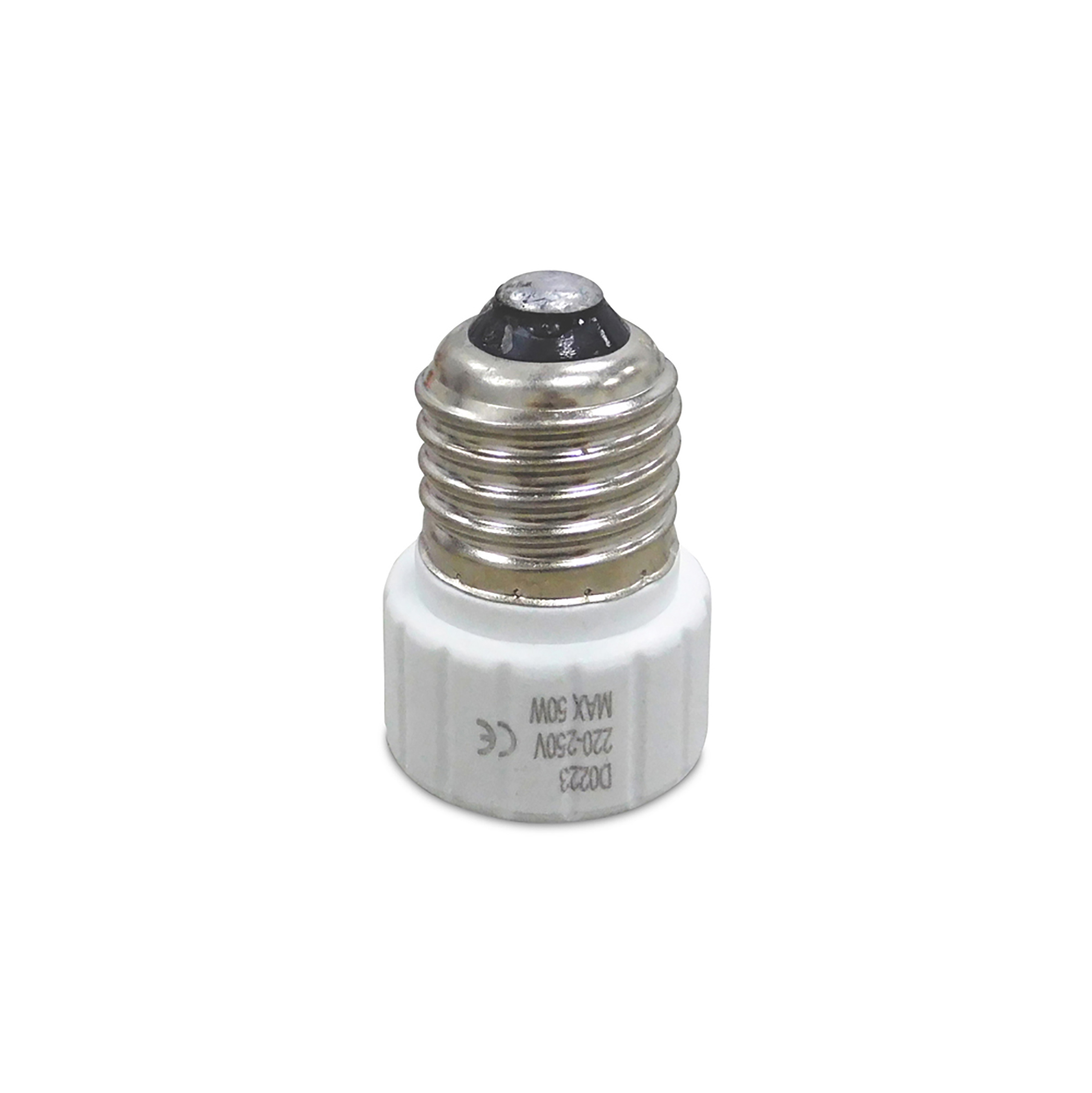 D0223  Elements E27 to GU10 Lamp Socket Converter White